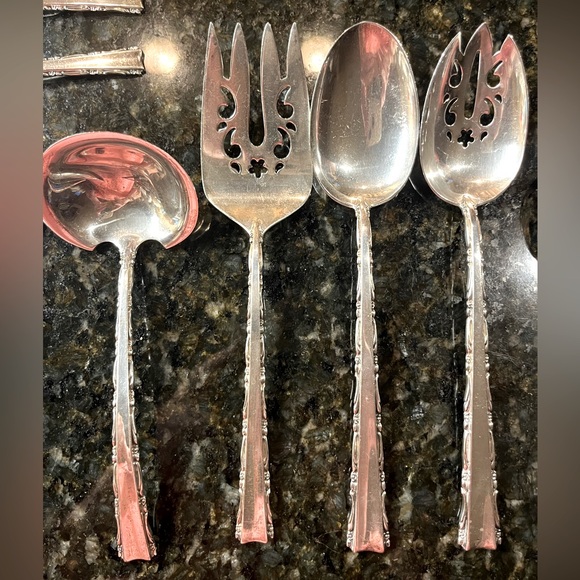 Vintage Sterling Silver Service for 8 Plus 10 Unique Serving Pieces - Picture 1 of 6